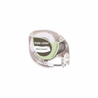 Etichete pastel Dymo Letratag  gri verde pastel compatibile 12mm x 4m AIMO S0721640 91204