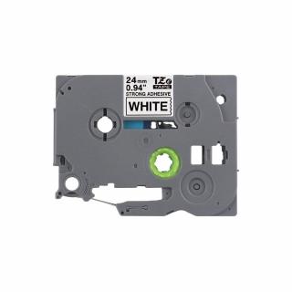 Etichete strong adeziv Aimo TZe-S251 compatible Brother TZe-S251 24mm x 8m negru alb