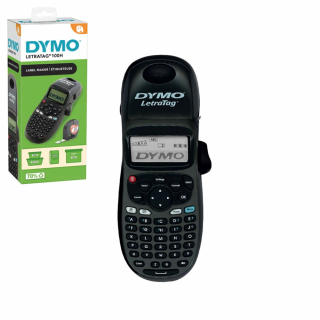 Imprimanta termica portabila DYMO LetraTag LT-100H tastatura ABC include 1 banda etichete Letratag hartie alba 2174575