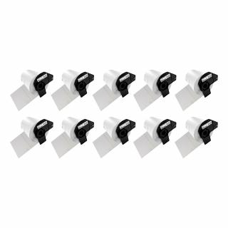 Set 10 Etichete DK-11241 albe 102 x 152mm suport plastic inclus compatibile Brother DK-11241 DK11241