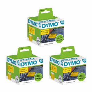 Set 3 Etichete curierat mari DYMO LabelWriter 54 x 101 mm galben DYMO LW 2133400 S0722430 99014