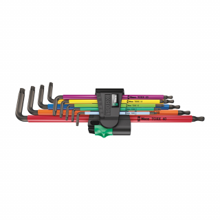 Set 9 x Chei imbus Wera TORX forma L protectie anticoroziva multicolor 05024480001