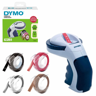 Set Aparat etichetat DYMO Omega si in total 4 role etichete Omega DY12748 2174605CC