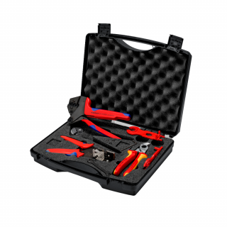 Set de scule pentru instalatii fotovoltaice, mare precizie, instalatii solare KNIPEX 97 91 04 V01