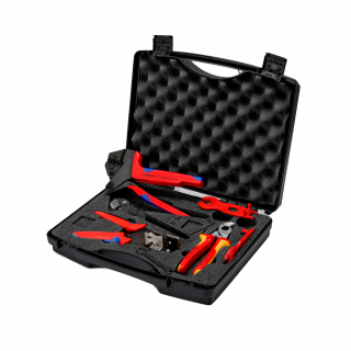 Set de scule pentru instalatii fotovoltaice, mare precizie, instalatii solare KNIPEX 97 91 04 V02