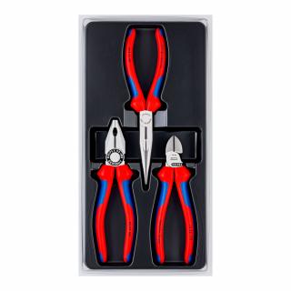 Set KNIPEX, 3 x scule universale, manere multicomponente, 160-200mm 00 20 11