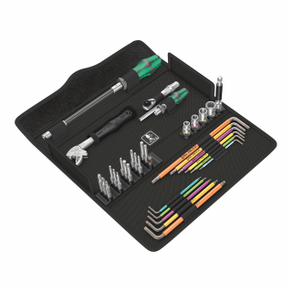 Set Wera Kraftform Kompakt F1 Montaj Ferestre Termopan husa transport 36 pise 325 x 145 x 65 mm 05134013001