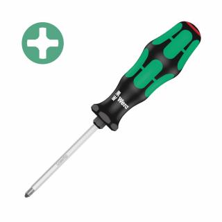 Surubelnita electrician Wera 350 SK PH1 5 x 8 x 80 x 98 cap Lasertip maner verde antirostogolire 05008751001