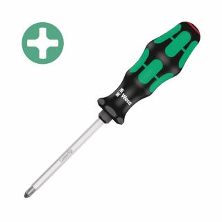 Surubelnita electrician Wera 350 SK PH2 6 x 10 x 100 x 105 cap Lasertip maner verde antirostogolire 05008752001