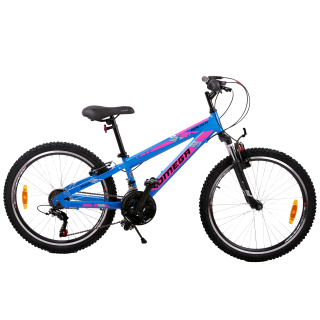 Bicicleta copii Omega Gerald 20  , 6 viteze, albastru