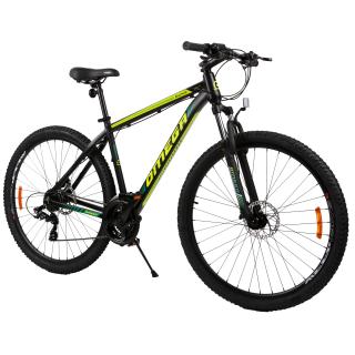 Bicicleta mountainbike Omega Duke 29  , cadru 49cm, frana hidraulica pe disc, negru galben