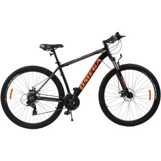 Bicicleta mountainbike Omega Gerry 27.5   , cadru 49 cm negru portocaliu alb