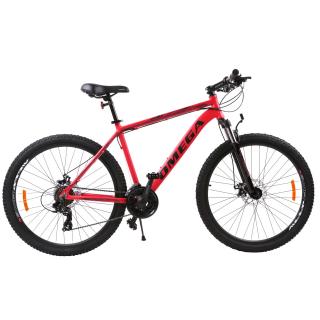 Bicicleta mountainbike Omega Gerry 27.5   , cadru 49 cm negru rosu
