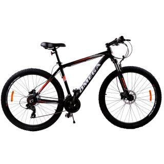 Bicicleta mountainbike Omega Legion 27.5  , cadru 49cm, frana hidraulica pe disc, negru alb portocaliu