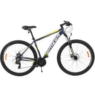 Bicicleta Omega Thomas dimensiune roti 27.5   albastru galben alb, cadru 49 cm