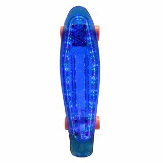 Penny Board Sporter cu LED albastru