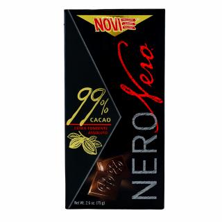 Ciocolata fondanta NOVI 99% cacao 75g