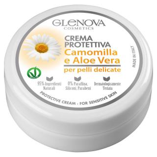 Crema de maini Protetiva Glenova Camomilla cu Aloe Vera 120ml