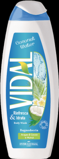 GEL DE DUS VIDAL COCONUT WATER 500ML