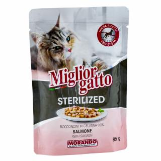 MANCARE DE PISICI MIGLIORGATTO SALMONE DELICATO 85G