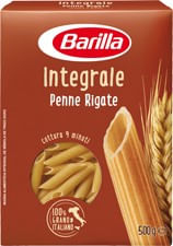 PASTE BARILLA INTEGRALE PENNE RIGATE 500G