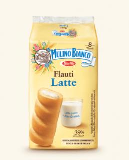 PRAJITURA MULINO BIANCO 8 FLAUTI LATTE 280G