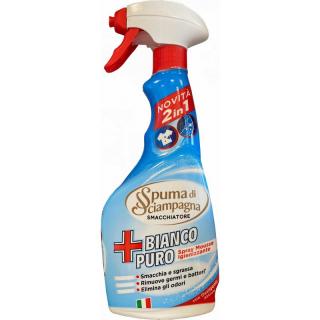 Solutie anti pete SPUMA DI SCIAMPAGNA BIANCO PURO IGIENIZANT 500ML