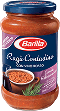 SOS BARILLA RAGU CONTADINO CU VIN ROSU 400G