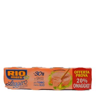 TON RIO MARE IN ULEI DE MASLINE LEGGERO 4X60G