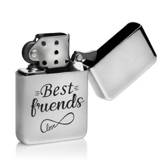 Bricheta  personalizata cu simbol best friends