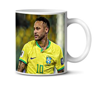 Cana personalizata model Fotbalist Neymar cu nume si numar