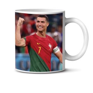 Cana personalizata model Fotbalist Ronaldo cu nume si numar