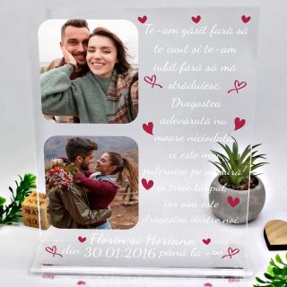 Placheta Plexiglas Premium personalizabila cu model pentru sot
