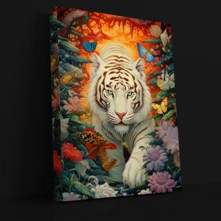 Tablou Canvas Art Watercolor Tiger 60 x 40 cm
