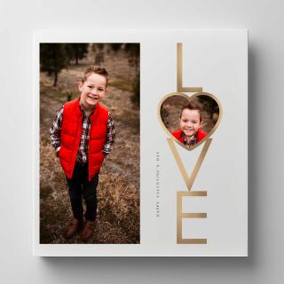 Tablou Canvas personalizat colaj de 2 poze Valentine s