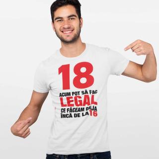 Tricou personalizat zi de nastere Acum pot sa fac legal ce vreau