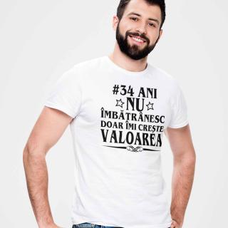 Tricou personalizat zi de nastere Nu imbatranesc...