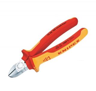 Cleste cu taiere diagonala Knipex 70 06 160 T, 160 mm