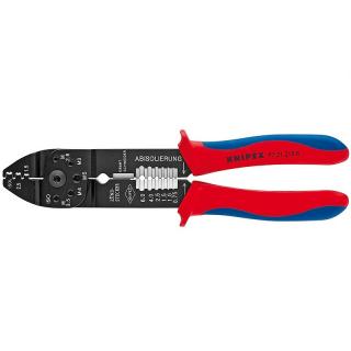 Cleste profesional pentru sertizat si dezizolat Knipex 97 21 215 B, 230 mm