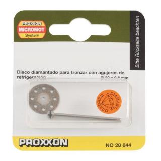 Disc diamantat cu gauri pentru racire, taiere ceramica, fibra de sticla, plastic Proxxon 28844, O20 mm