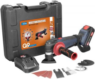 Masina de slefuit multifunctionala cu acumulator si accesorii Gude 58516, 18 V, 2.0 Ah, 20000 rpm