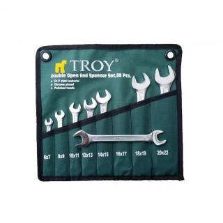 Set chei fixe Troy 21508, O6-22 mm, 8 piese