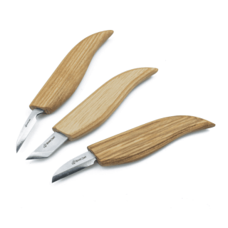 Set de sculptura in lemn BeaverCraft S12, 3 piese