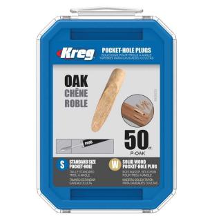 Set mufe pentru gauri in lemn Kreg P-OAK, 50 bucati