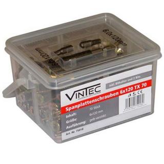 Set suruburi Vintec 75018, O6x120 mm, 70 piese