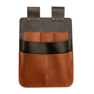Suport pentru scule din piele BeaverCraft LC B0 01, 8 buzunare