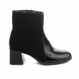 Botine piele 628 negru