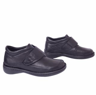 Pantofi piele Medline Confort 476 Negru