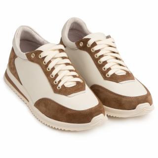 Pantofi piele naturala 647 bej