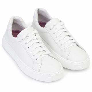 Pantofi Piele Naturala Veya 564 Alb